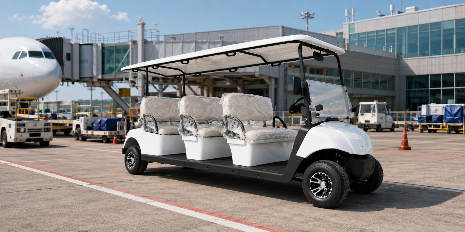 airport facility service special utility golf cart