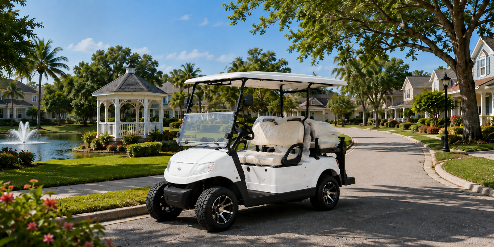 residential community golf cart routes