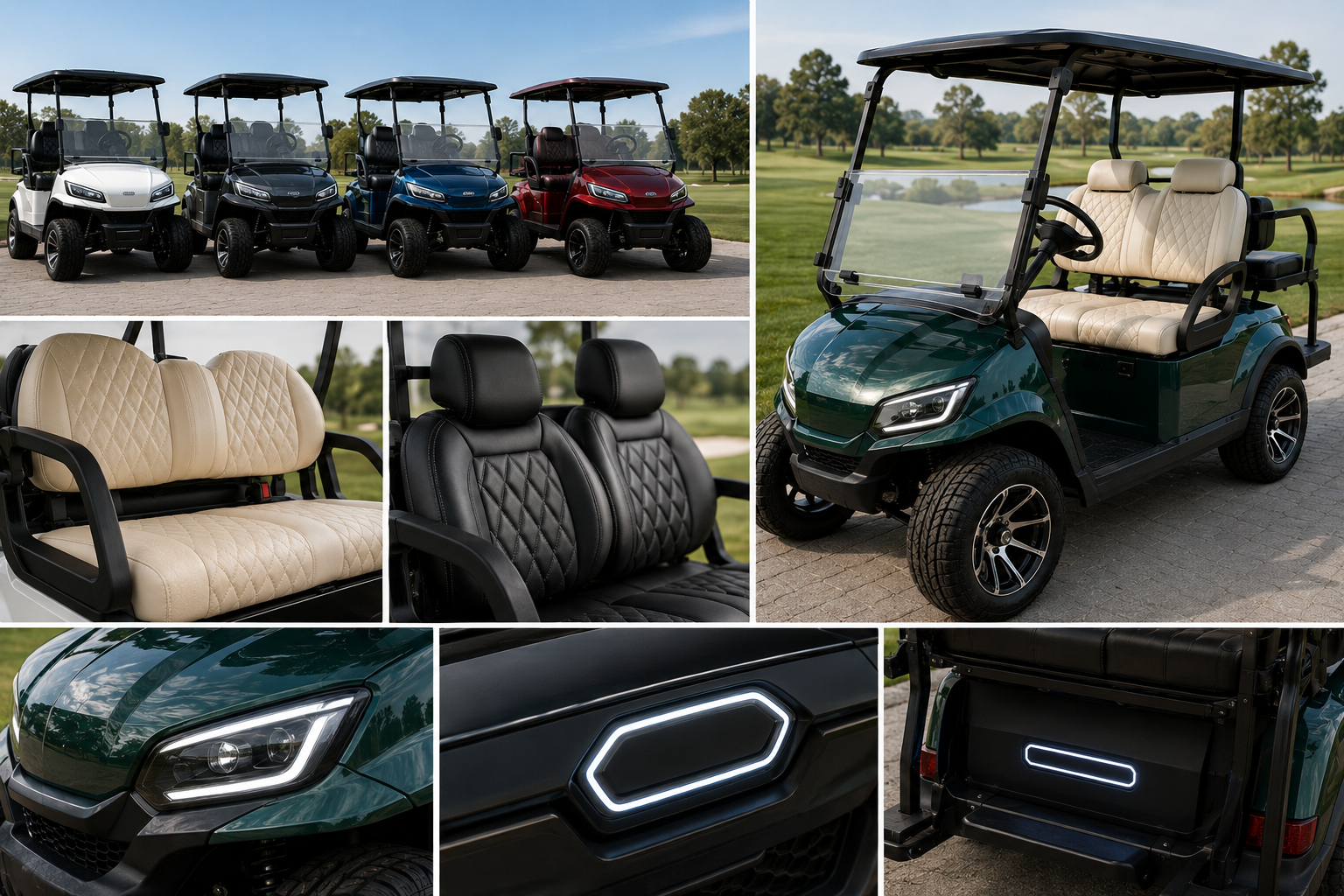 custom golf cart seats comfort appearance