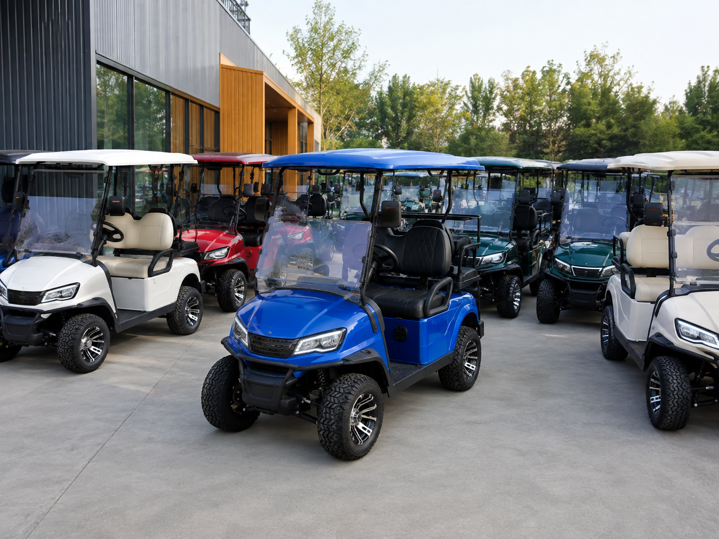 electric golf cart model families for fleet and dealer sourcing