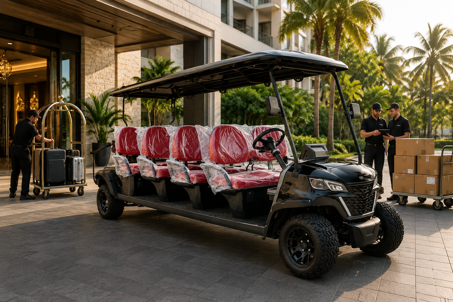 utility golf carts for business operations